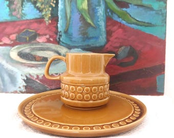 1970’s Melitta Ceracron Kopenhagen Coffee Service Melitta Ceracron Copenhagen Red / Burgundy for 6