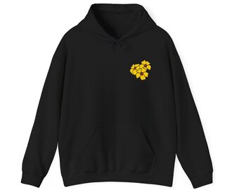 Embroidered Puakenikeni Hoodie | Pua hoodie, Pua jacket, Puakenikeni jacket, Hawaii jacket, Hawaii hoodie, Hawaiian flower hoodie
