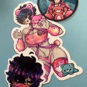 Slow Damage Towa Stickers