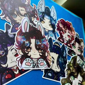 Danmei MXTX Peeker Sticker Decals