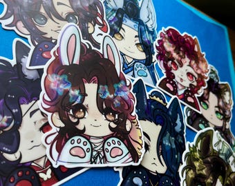 Danmei MXTX Peeker Sticker Decals