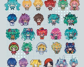 Vocaloid Mini Stickers