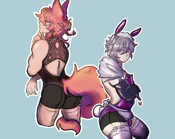 Honkai Star Rail Bunny Stickers