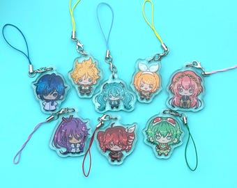 Vocaloid Keychain Phone Straps