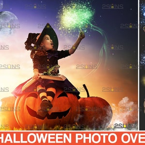 Magic Wand photo overlays, Halloween overlay, photoshop overlays, Gold Glitter overlay, Halloween pumpkin overlays, Magic photo overlay