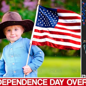 Clipart del 4 luglio, bandiera americana in formato PNG, sovrapposizioni di Photoshop, sovrapposizione del 4 luglio, sovrapposizione della bandiera degli Stati Uniti, sfondi del 4 luglio per la fotografia