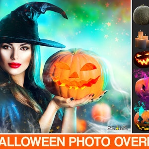 Halloween overlay, Color smoke overlay, photoshop overlays, Halloween pumpkin overlays, Halloween light photo overlays, Fog overlay PNG