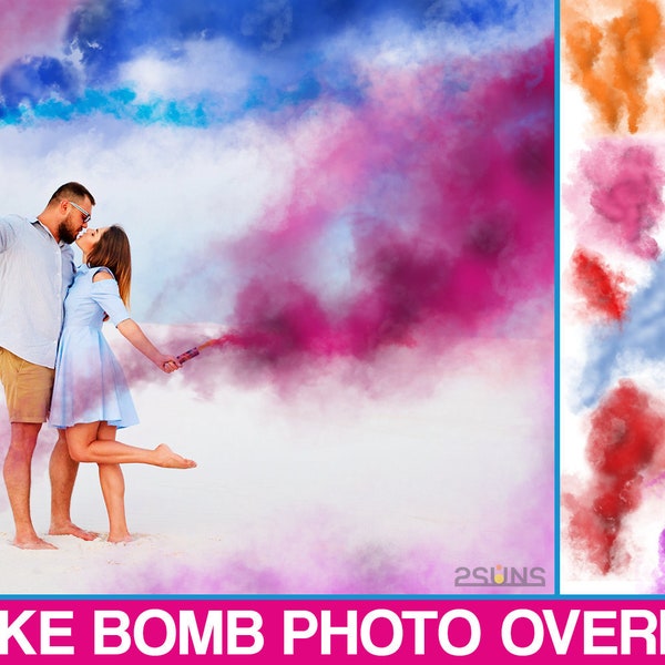 Pink smoke overlay, Fog overlay, Gender reveal smoke overlay, photoshop overlays, Fog Blue smoke, Colorful smoke bomb photo overlays png