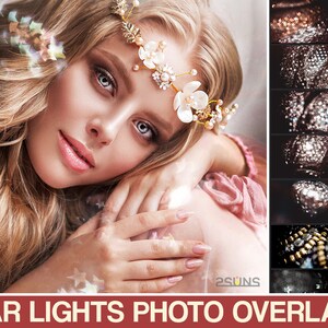 Bokeh photoshop overlays, Wedding overlays, Magic photo overlays, Sparkler overlays, Digital gold overlays, Blowing glitter dust overlays