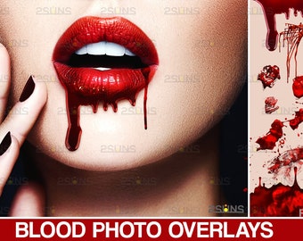 Halloween overlay, Blood tears photo overlay, Blood splatter photoshop overlays, Halloween clipart, blood transparent, Blood overlays png