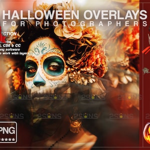 Halloween overlay, Halloween clipart, Skull png, Halloween pumpkin overlays, Spooky Photoshop overlays, Devil magic overlay, fog overlay