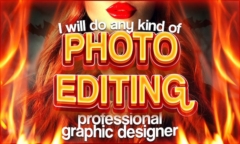Professional photoshop service, Graphic design, custom retouching work, custom photo manipulation, image edit, photo overlays, photo editing image 1