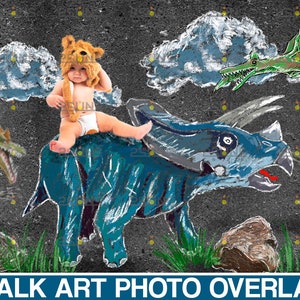 Dinosaurs chalk overlay, Dinosaur clipart, photoshop overlays, Sidewalk chalk dinosaur png, Dinosaur overlays, Illustration PNG