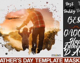Fathers day photoshop overlays, Watercolor overlay, Photo overlay, Watercolor clipart PNG brushes, Watercolor frames, Watercolor brush
