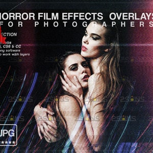 Fine art photoshop overlays, Halloween overlays, Horror photo overlays, Vintage grain photo textures, Fine art overlays interference