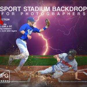 Honkbalachtergrond, digitale sportachtergrond, foto-overlay, sportachtergrond, honkbalfotoachtergrond, Photoshop Sports-sjablonen