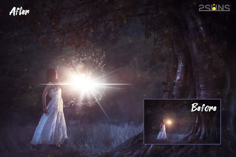 Black Light Photoshop Action - YouTube