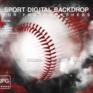 Honkbalachtergrond, digitale sportachtergrond, foto-overlay, sportachtergrond, fotografieachtergrond, Photoshop Sports-sjablonen