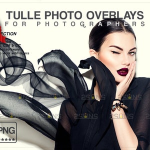 Tulle photoshop overlays, Flying fabric photo overlays, Flying dress overlay, Veil overlays, Maternity session, airy tulle overlays png