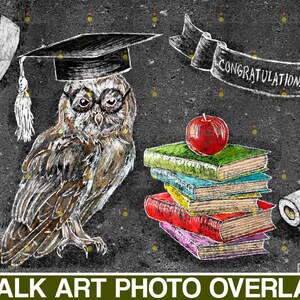 Photoshop overlays, Graduation overlays, Photo overlays Sidewalk chalk overlay Graduation announcements 2023 Illustrations PNG