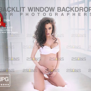 White Window Curtains photoshop overlays, Curtain backdrop Maternity, chiffon curtains, Window backdrop, Sheer Curtains photo overlays