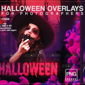 Halloween overlay, Color Smoke overlay, Photoshop overlays, Halloween pumpkin overlays, Skull png, Ghost overlay, Witch photo overlays