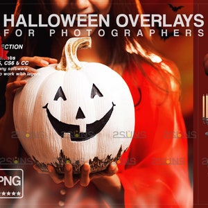 Halloween overlay, Photoshop overlays, Ghost overlay, Skull png, Halloween pumpkin overlays, Witch photo overlays, Spider Halloween clipart