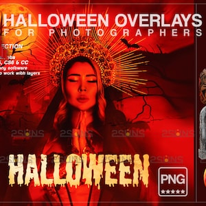 Halloween overlay, Photoshop overlays, Skull png, Halloween pumpkin overlays, Witch photo overlays, Ghost overlay, Scary skeleton clipart