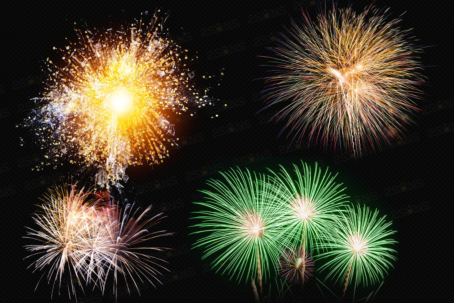 Firework Photoshop Overlays, Sparkler Overlay, Photo Overlays, 4th of ...