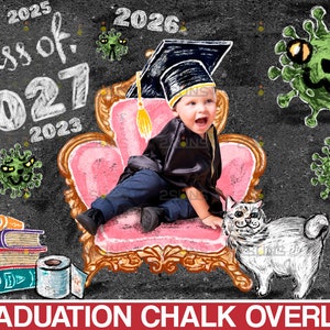 Photoshop overlays, Graduation overlays, Photo overlays Sidewalk chalk overlay Graduation announcements 2023 Illustrations PNG