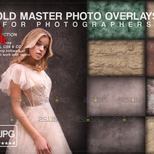 Fine art textures overlays, photo overlays, Photoshop overlays, Studio portrait backdrop, digital backdrop, Old master photoshop textures
