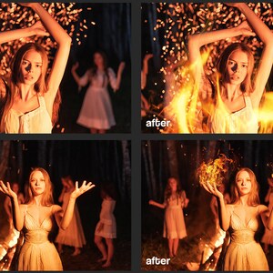 Burn overlays, photo overlay, Halloween overlay, Flame overlay photo, Campfire overlay, Magic photo overlay, Fire photo overlays image 3