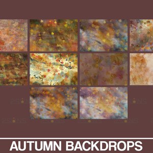 Digital Autumn Backdrop, Autumn Photoshop Overlays, Fall Overlay, Photo ...
