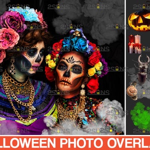 Halloween overlay, photoshop overlays, Smoke overlay, Burn overlay, Skull png, Witch photo overlays, Ghost overlay Halloween pumpkin overlay