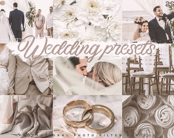 Bright White Wedding Presets, Mobile Desktop presets, Portrait presets, Bright presets, Lightroom presets, Moody presets, Outdoor Presets