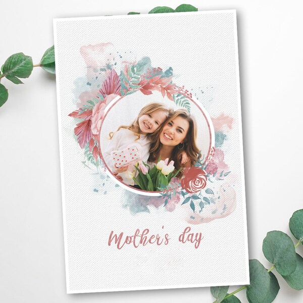 Mothers Day Template, Mothers day card, Maternity overlay, Photo clipping mask, photoshop overlays, Mothers day mini sessions template