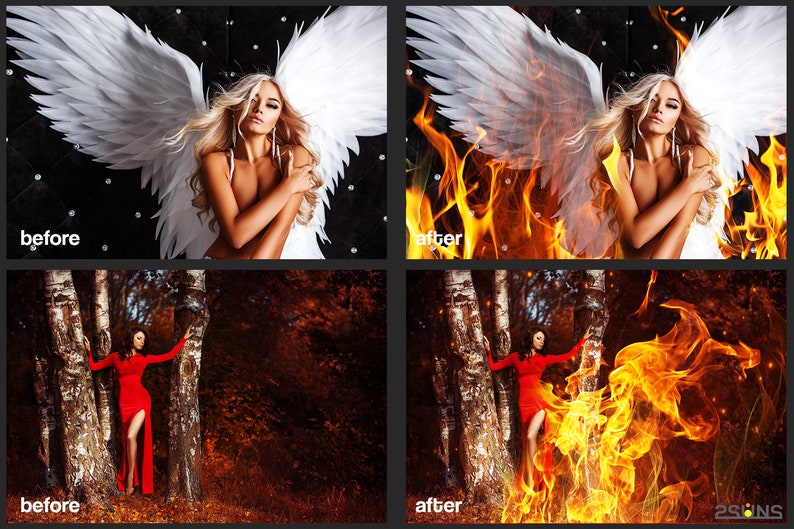 Burn overlays, photo overlay, Halloween overlay, Flame overlay photo, Campfire overlay, Magic photo overlay, Fire photo overlays image 7