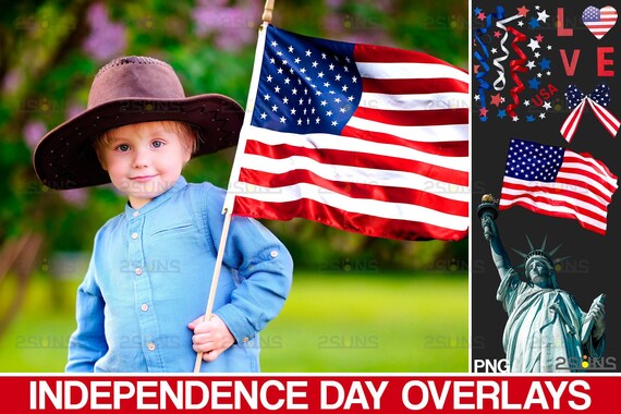 4th july clipart, American flag png, photoshop overlays, 4th of July overlay, USA flag overlay, Fourth of july backdrops for photography