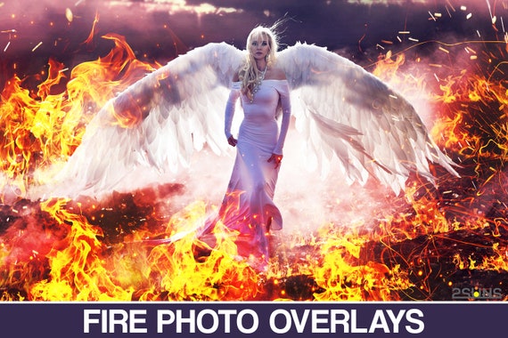 Photoshop fire overlay & Photoshop overlay gun fire: burn overlay, flame overlay, campfire overlay, photo overlay, candle clipart Il_570xn
