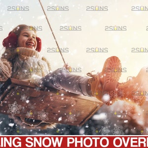 Snow overlay photo, Christmas overlay, photoshop overlays, Snowy overlay, Falling snow photo overlay, Winter overlay, Christmas clipart png