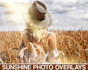 Sunlight overlay, Lens flare overlay, photo overlay, Sunshine overlay, Sun photoshop overlays, Sunset digital photo overlays, Prism overlays