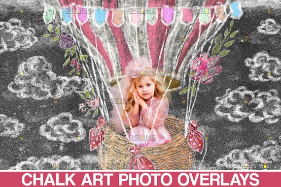 Overlay Birthday Girls Chalk art