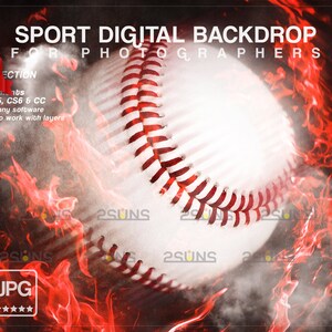 Honkbalachtergrond, digitale sportachtergrond, foto-overlay, sportachtergrond, fotografieachtergrond, Photoshop Sports-sjablonen