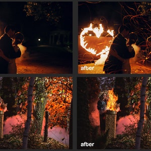 Burn overlays, photo overlay, Halloween overlay, Flame overlay photo, Campfire overlay, Magic photo overlay, Fire photo overlays image 9