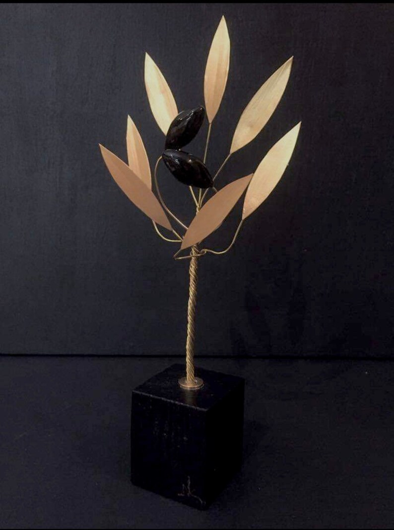 Olive branch Art Deco unique gift Home Decor Decoration Etsy