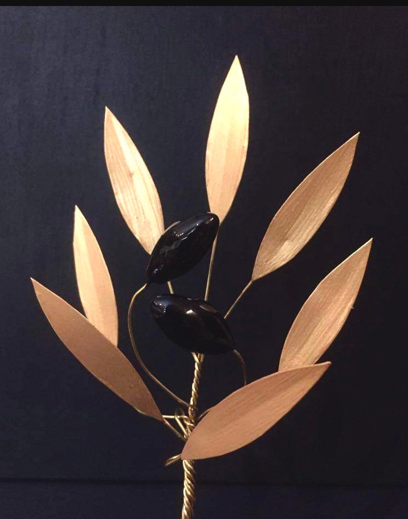 Olive Branch Art Deco Unique Gift Home Decor Decoration Etsy