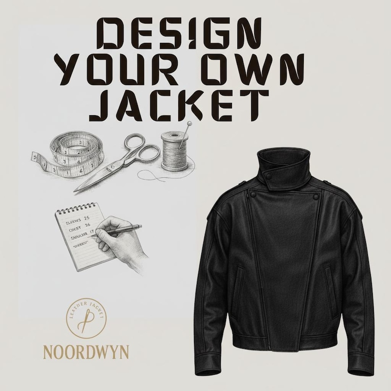 Custom Leather Jacket for Women and Men – Design Your Own Jacket – Made to Measure Biker Coat- Bespoke Jacket image 1
