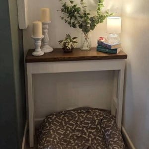 Tall Slim solid wood Hallway Table