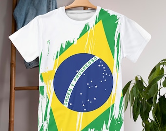 Brazil Soccer T-Shirt, World Cup 2026 Fan Shirt, Brazilian Pride Tee