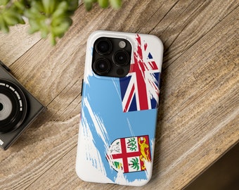 Fiji Flag iPhone Case, Durable Protective Cover
